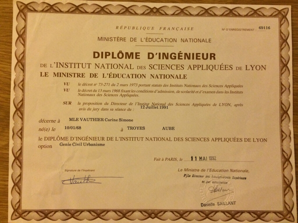 Mon Diplôme d'ingénieur
